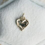 Molten Heart Pendant In 9ct Yellow Gold, thumbnail 3 of 3