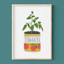 Illustrated Tomatoes Art Print, thumbnail 1 of 3