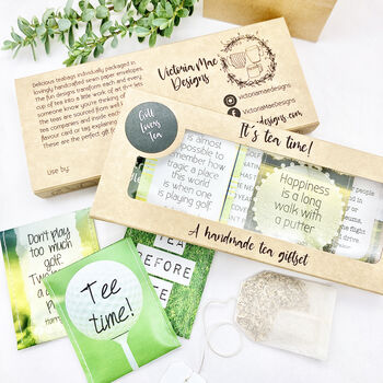 Golf Tea And Book Gift Set | Golfers Tea Gift, 4 of 11