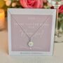 Sterling Silver Flower Girl Necklace Wedding Gift Set, thumbnail 1 of 11
