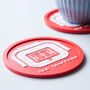 Manchester Utd Football Stadium Coaster Gift For Him Or Her, thumbnail 1 of 2