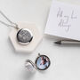 Personalised Engraved Handwriting Locket With Photo, thumbnail 1 of 11