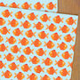 Goldfish Wrapping Paper Two Sheets, thumbnail 1 of 4