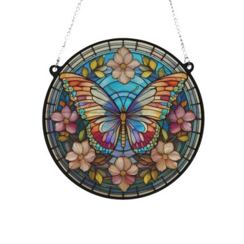 Butterfly Stained Glass Effect Suncatcher, 3 of 6