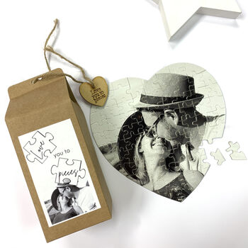 Personalised Heart Love You To Pieces Jigsaw, 5 of 5