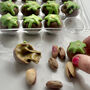 Pistachio Filled Drippy Quails Eggs, thumbnail 1 of 3