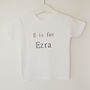Personalised Children's Initial And Name T Shirt, thumbnail 6 of 6