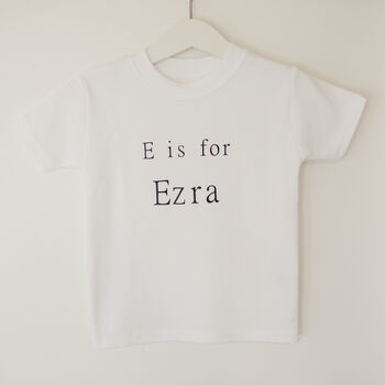 Personalised Children's Initial And Name T Shirt, 6 of 6