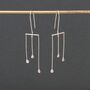 Silver Or Gold Crystal Drop Chandelier Earrings, thumbnail 1 of 6