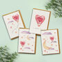 Plantable Seed Paper Cards Four Pack Love, thumbnail 1 of 3