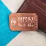 Personalised Solid Copper Couples Ticket Wallet Card, thumbnail 1 of 5