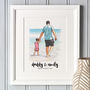 Daddy And Me Illustration, thumbnail 2 of 10