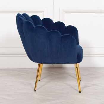 Art Deco Armchair With Velvet Trim In Various Colours, 12 of 12