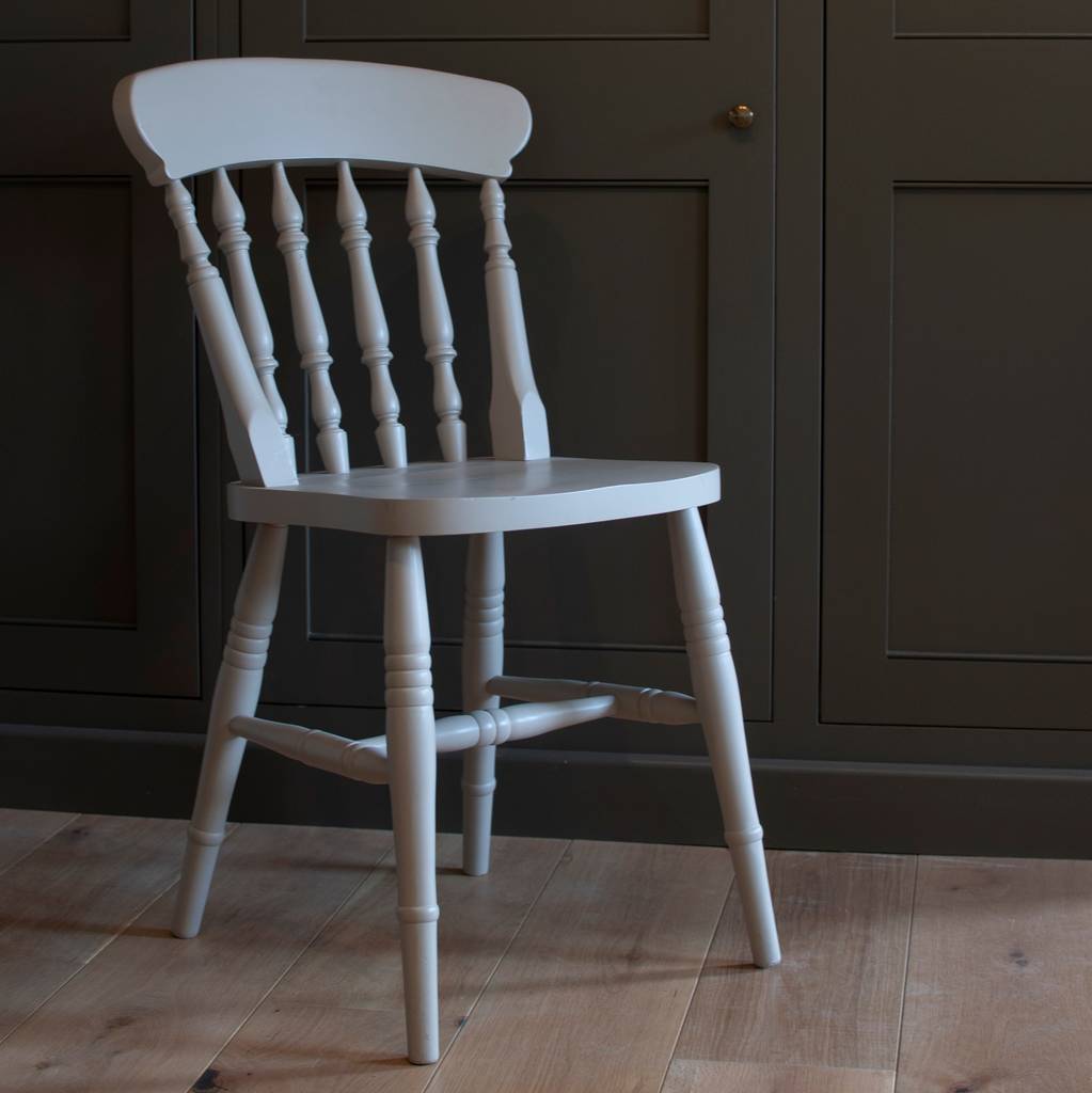 set of four traditional spindle back chairs by eastburn country furniture | notonthehighstreet.com