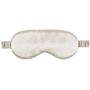 Champagne Colour Mulberry Silk Eye Mask, thumbnail 1 of 2