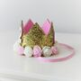 Second Birthday Rosebud Party Crown, thumbnail 4 of 8