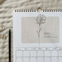 2025 Birth Flowers Calendar, thumbnail 6 of 9