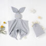 Organic Cotton Faceless Bunny Comforter, thumbnail 2 of 5