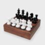 Iron And Glory Wooden Endgame Chess, thumbnail 3 of 4