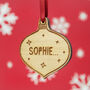 Personalised Surprise Bauble Christmas Tree Decoration, thumbnail 3 of 4