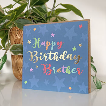 Superstar Brother Birthday Card, 2 of 2