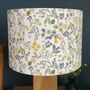 Ashbee Chartreuse Floral Drum Lampshade, thumbnail 1 of 9
