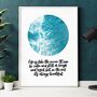 Life Is Like The Ocean Inspirational Print, thumbnail 1 of 5