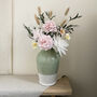 Vintage Style Paper Flower Bouquet With Dried Foliage, thumbnail 3 of 6
