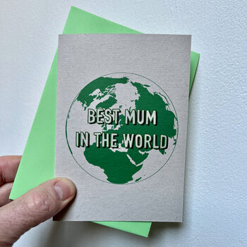 Best Mum In The World Eco Card, 2 of 2