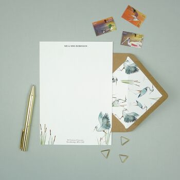 Water Birds Personalised Writing Paper, 5 of 9