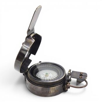 Personalised Gunmetal British Army Prismatic Marching Compass, 12 of 12