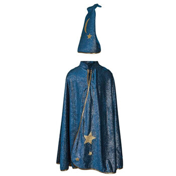 Starry Night Wizard Cape And Hat, 2 of 4