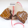 Two Brownie Hearts Letterbox Delivery Subscription, thumbnail 4 of 5