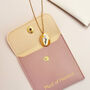 Oval Enamelled Birth Flower Necklace In A Gift Box, thumbnail 2 of 12