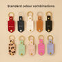 Personalised Multi Photo Leather Case Keyring, thumbnail 2 of 7