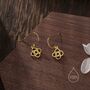 Sterling Silver Celtic Knot Drop Hook Earrings, thumbnail 6 of 11