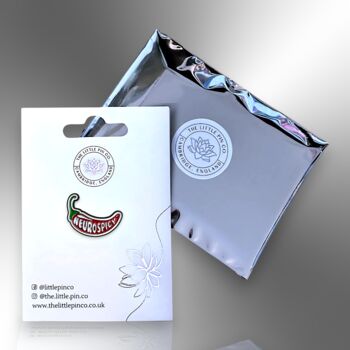 Neurospicy Chilli Adhd Autism Dyslexia Enamel Pin, 5 of 8