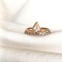 Pear Diamond Solitaire Ring On 18ct Gold, thumbnail 3 of 5