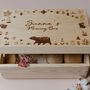Personalised Memory Box With Woodland Animal Design, thumbnail 4 of 7