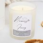 Namaste Personalised Soy Wax Scented Candle, thumbnail 1 of 10