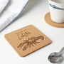 Set Of Four 'You're My Lobster' Assorted Square Cork Coasters, thumbnail 1 of 2