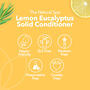 Lemon Eucalyptus Conditioner Bar For All Hair Types, thumbnail 4 of 10