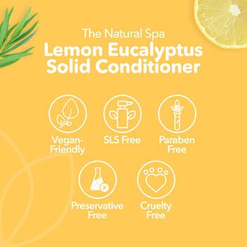 Lemon Eucalyptus Conditioner Bar For All Hair Types, 4 of 10
