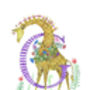 G Is For Giraffe Alphabet Art Print, thumbnail 2 of 11