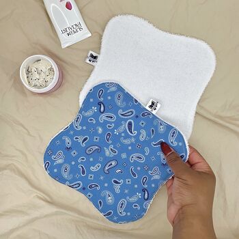 One Single Eco Friendly Reusable Cotton Face Wipe, 3 of 9