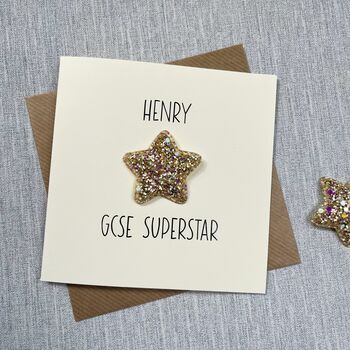 Superstar Gcse Exam Congratulations Card, 2 of 2