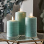 Eucalyptus Green Candles, thumbnail 2 of 2