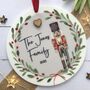 2022 Personalised Family Christmas Decoration, thumbnail 1 of 3