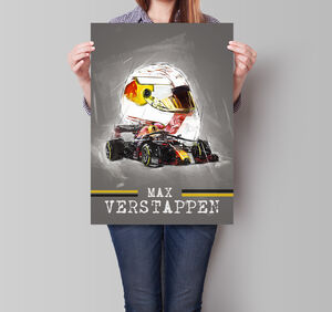 Max Verstappen Formula 1 Gift Idea Signed A4 Photo Prints for F1 Formula 1  Fans