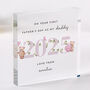 Personalised First Father’s Day Plaque Gift Teddy Bear, thumbnail 1 of 4